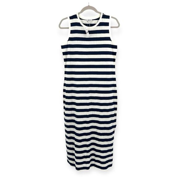 J Crew Striped Knit Midi Dress Size S - Picture 3 of 12